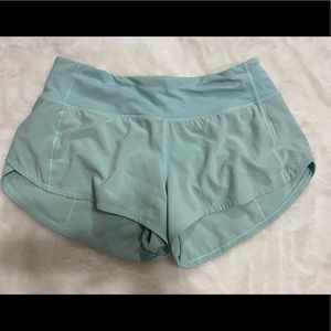 Blue lululemon speed up short